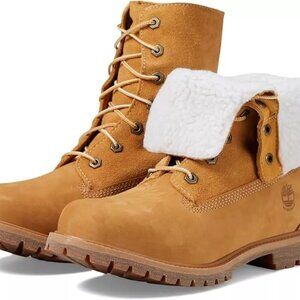 Timberland Women's Waterproof Fold Down Fleece Boots